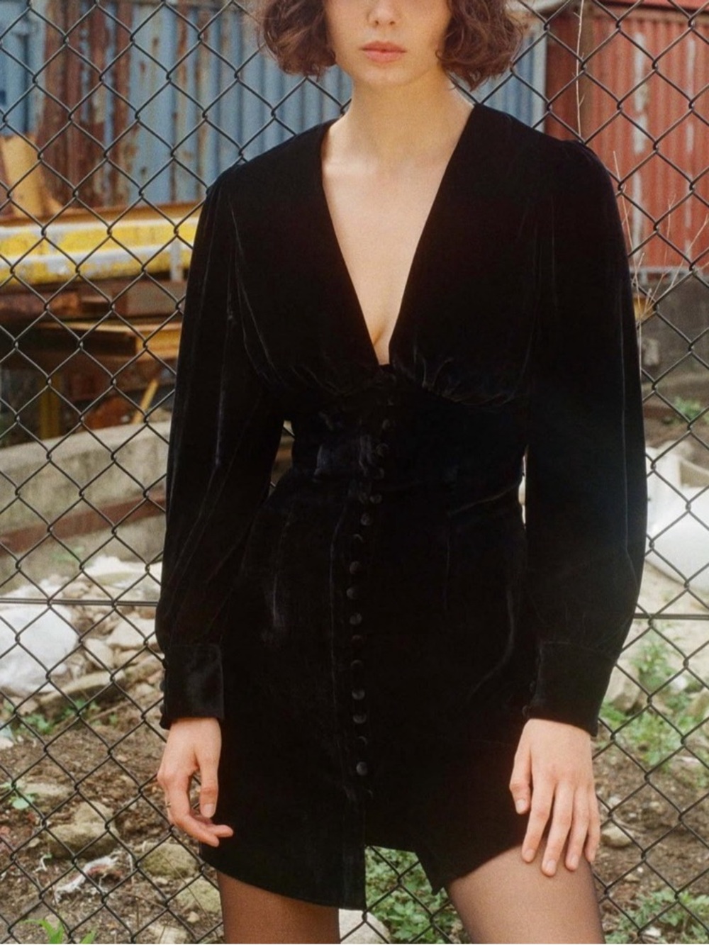 Realisation Par Black Velvet Leekley Dress